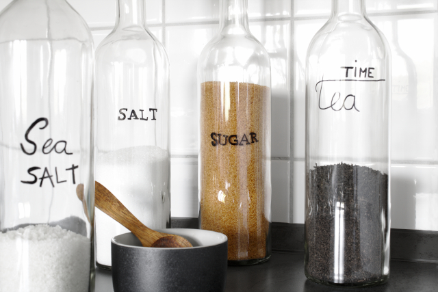 DIY-Lettering-Glasflasche-Küche